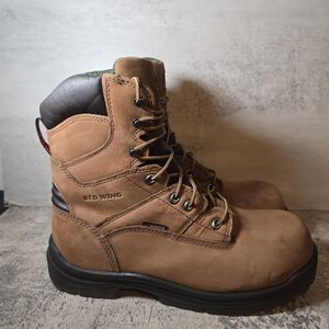 Red Wing 2244 King Toe Men's Size 9.5 EE Brown Leather Safety Toe Work Boots E2